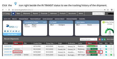 r trackers|ltl freight tracking with pro number.